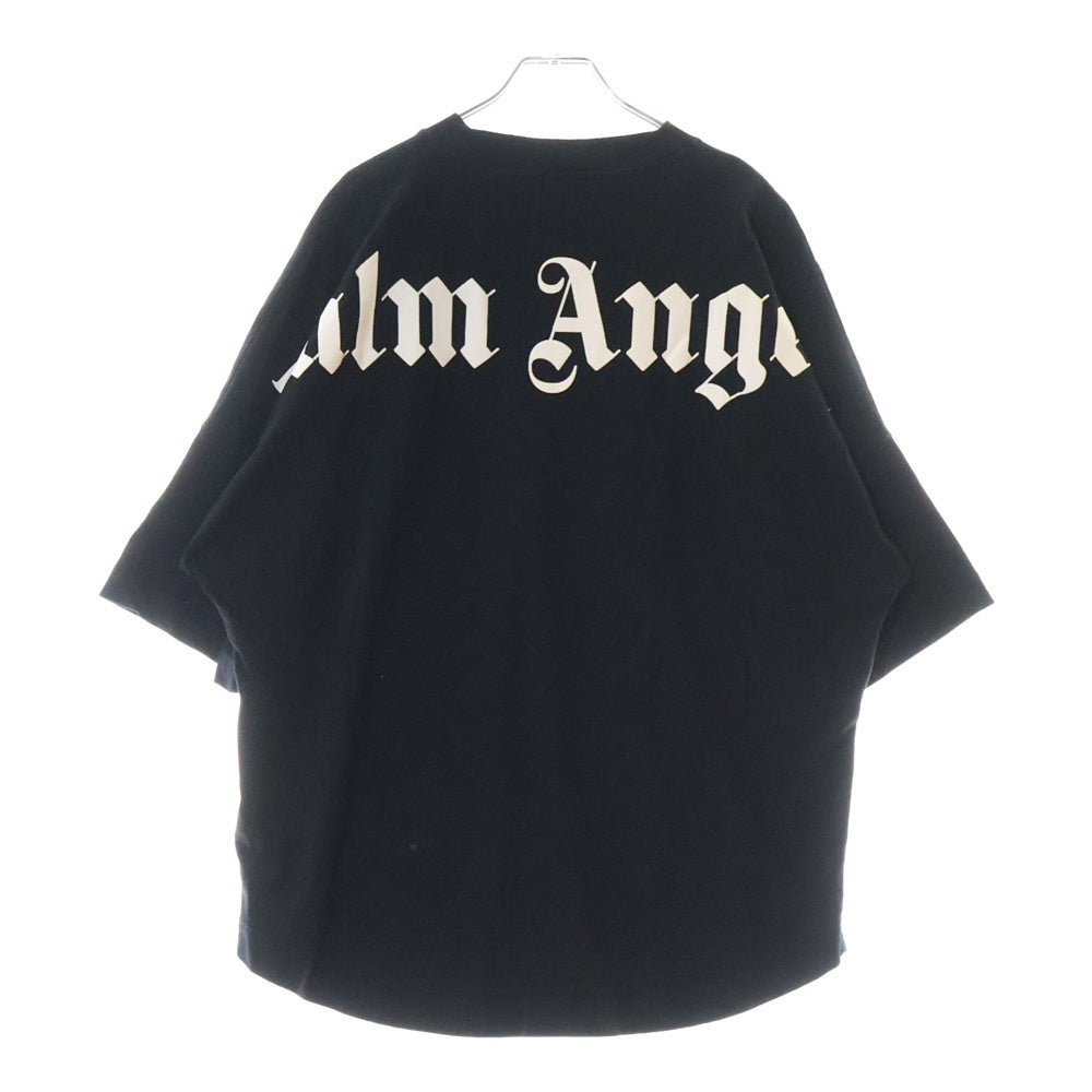 Palm Angels(パームエンジェルス) クラシック バックロゴ オーバー 半袖Tシャツ カットソー ブラック PMAA002R20413035