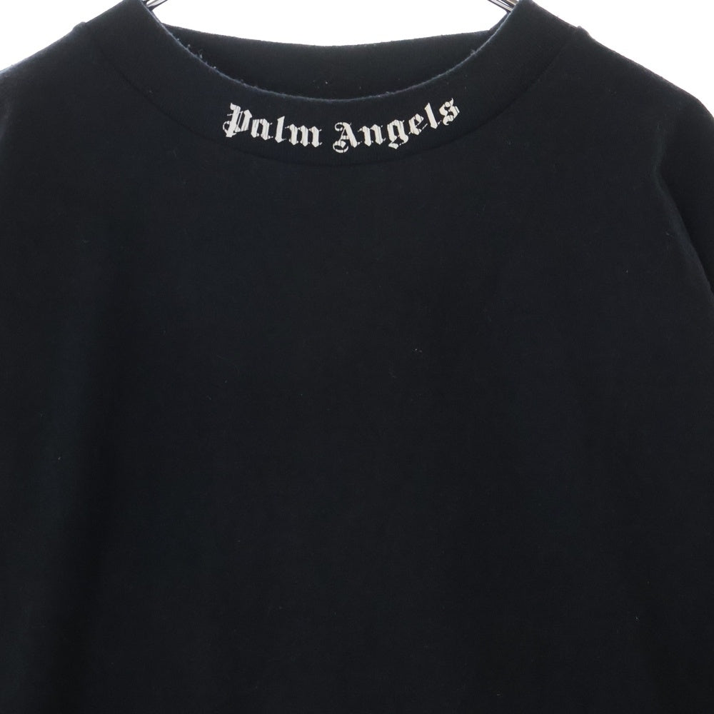 Palm Angels(パームエンジェルス) クラシック バックロゴ オーバー 半袖Tシャツ カットソー ブラック PMAA002R20413035