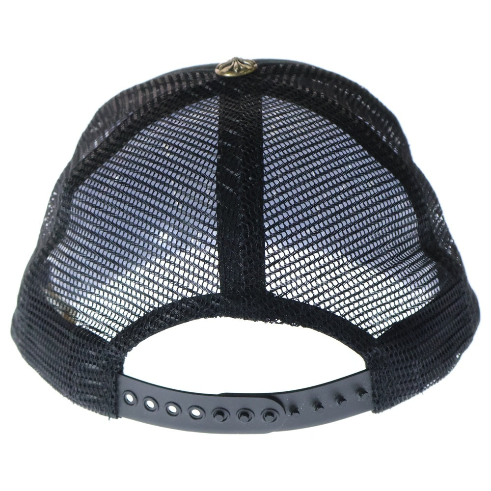 CHROME HEARTS(クロムハーツ) TRUCKER CAP トラッカーキャップ CHパッチクロスボール付メッシュ帽子 ブラック