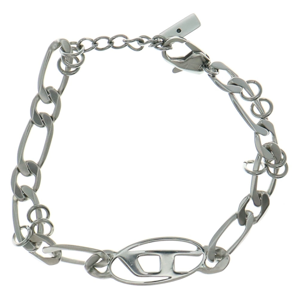DIESEL(ディーゼル) ロゴ チェーンブレスレット DX1599040 シルバー