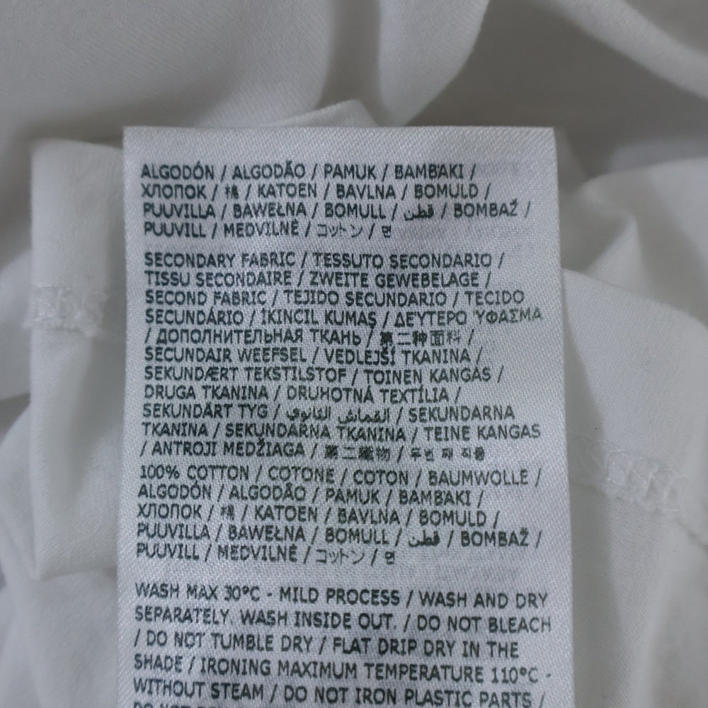 Maison Margiela(メゾンマルジェラ) 23SS カレンダーグラフィック刺繍 半袖Tシャツ クルーネックカットソー ホワイト S50GC0684 S22816