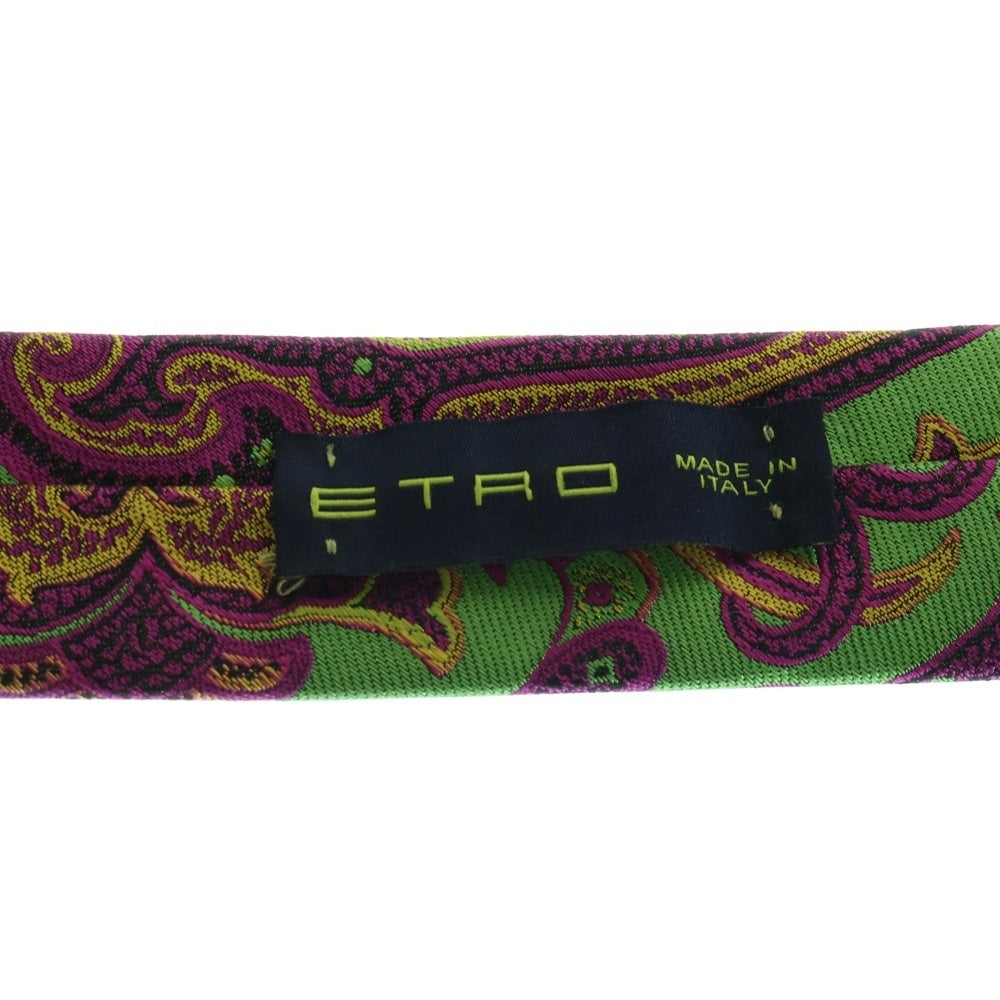 ETRO(エトロ) ペイズリー柄 シルクネクタイ マルチカラー