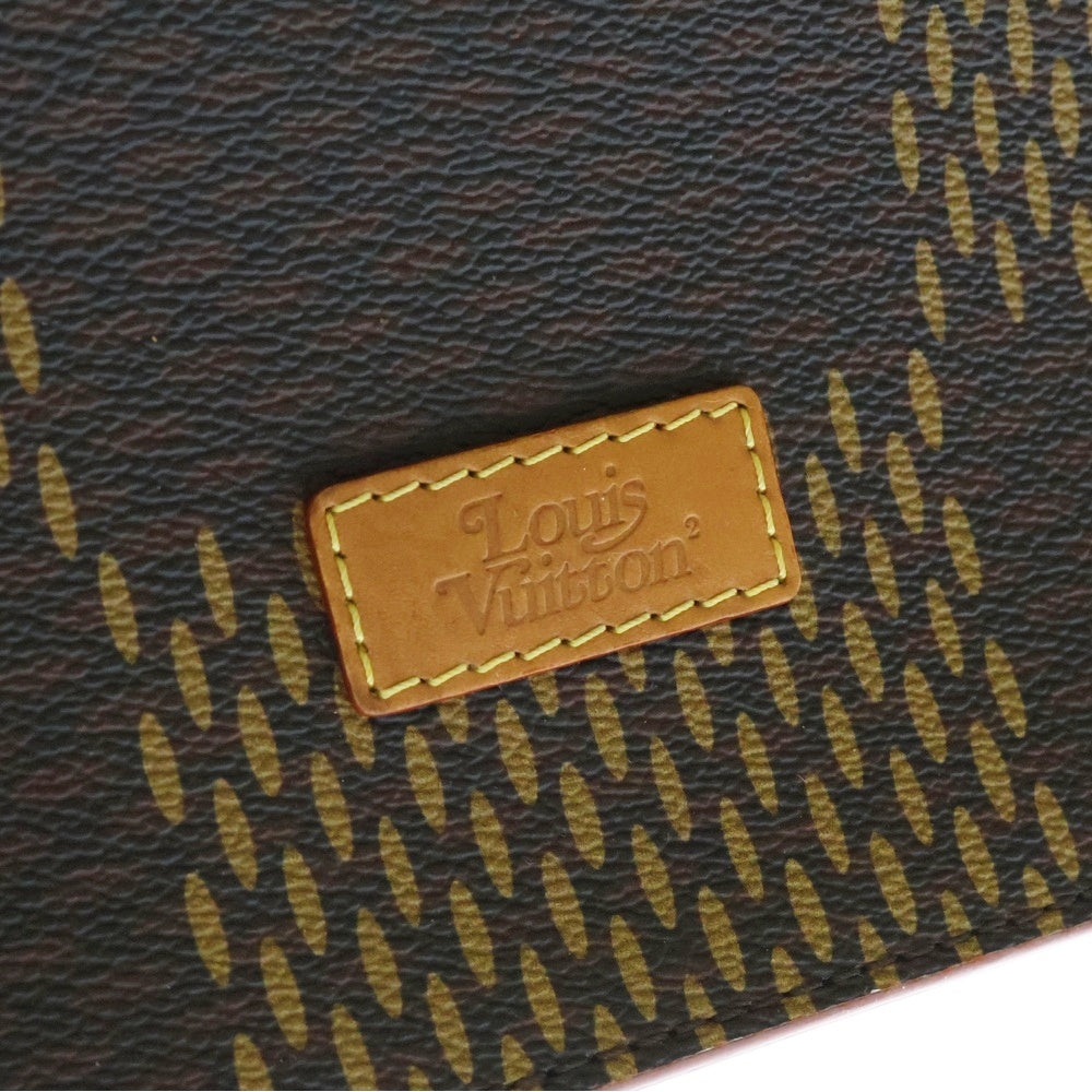 LOUIS VUITTON(ルイヴィトン) ×NIGO LVスクエアード ダミエエベヌジャイアント モノグラム 2Way ショルダーバッグ トートバッグ ニゴー ブラウン N40355/FO4260