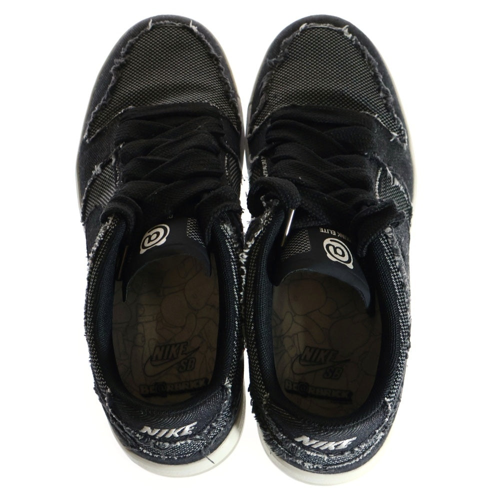 NIKE SB(ナイキエスビー) ×MESICOM TOY DUNK LOW ELITE 877063-002 メディコム トイ SB ダンク ロー エリート ローカットスニーカー ブラック US9.5/27.5cm
