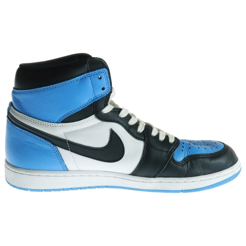 NIKE(ナイキ) AIR JORDAN 1 RETRO HI OG UNIVERSITY BLUE DZ5485-400 エアジョーダン1ハイOG ユニバーシティブルー ハイカットスニーカー ブルー/ホワイト US11/29cm