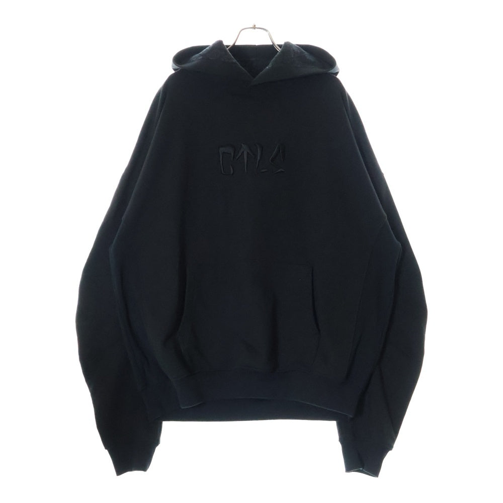 cvtvlist(カタリスト) フロントCTLS刺繍 プルオーバーパーカー ブラック 230112RF01