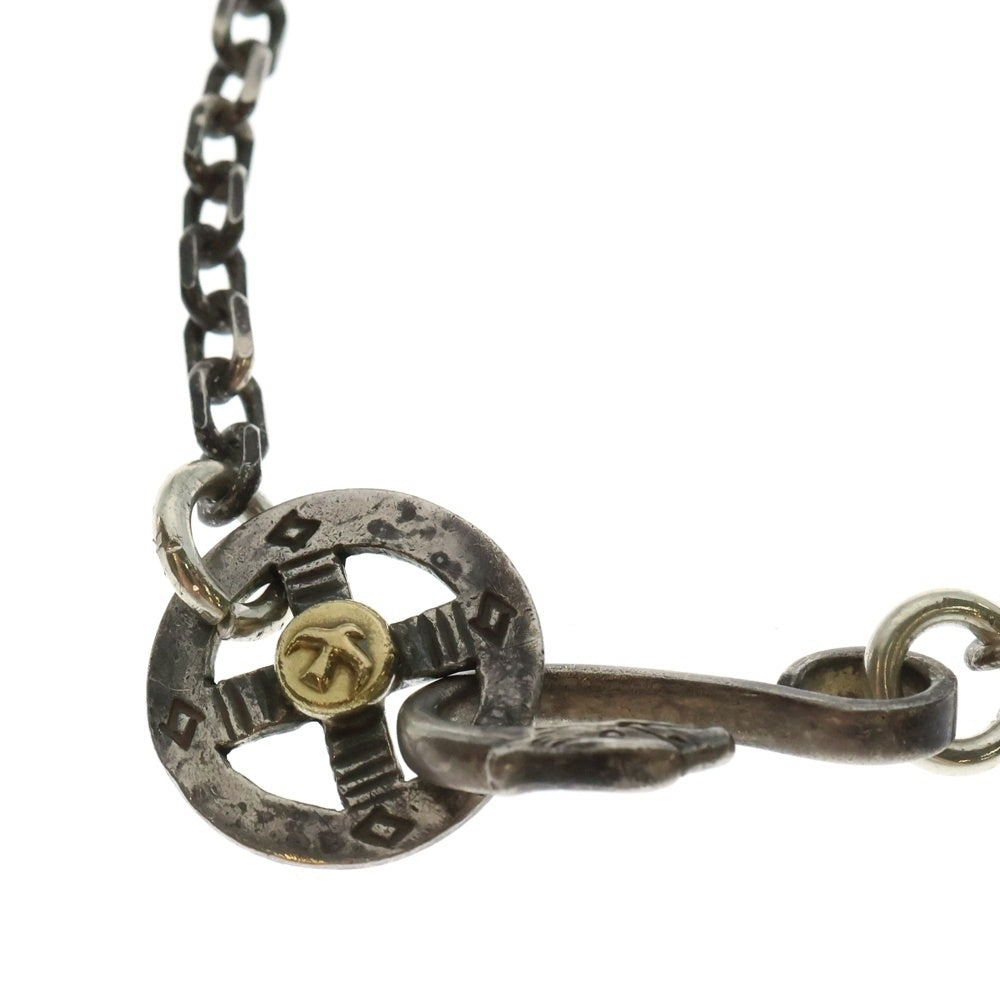 goro's(ゴローズ) メタル付きホイール太角チェーン ネックレスチェーン シルバー/ゴールド