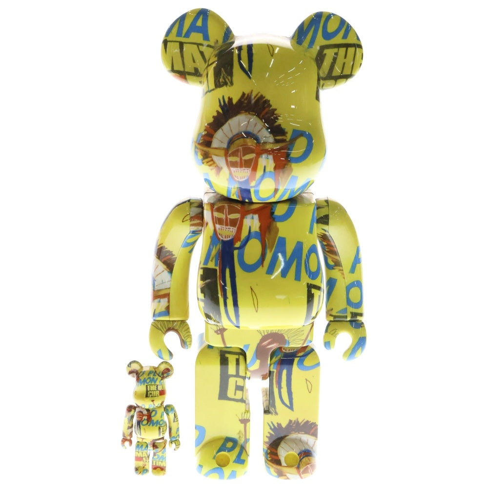 MEDICOM TOY(メディコムトイ) BE@RBRICK Andy Warhol × JEAN-MICHEL BASQUIAT ベアブリック アンディ ウォーホル ジャン ミシェル バスキア フィギュア 100%&400%