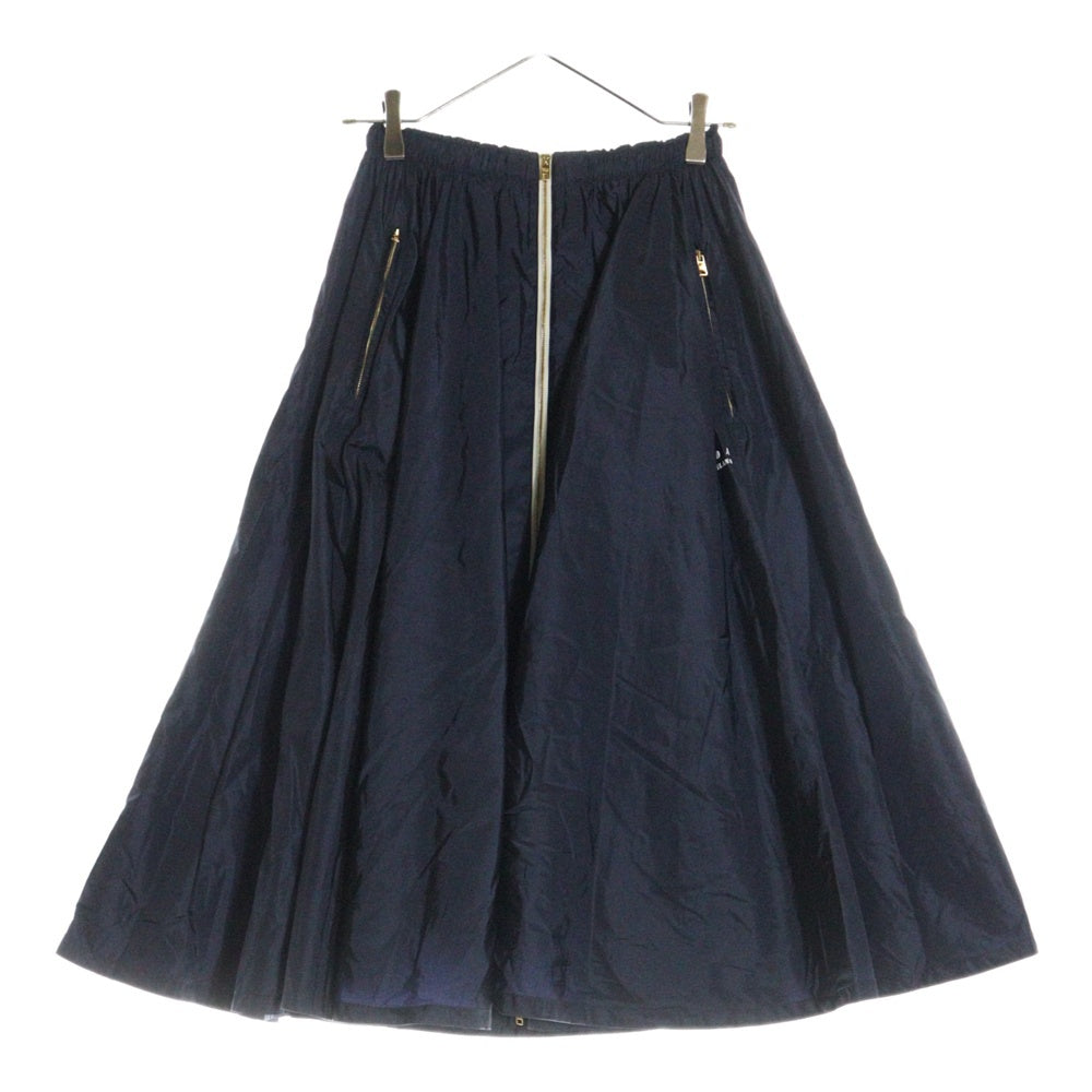 PRADA(プラダ) 25SS ジョガー ロング丈 ナイロンスカート レディース ネイビー 21Y951 S000 1WQ9