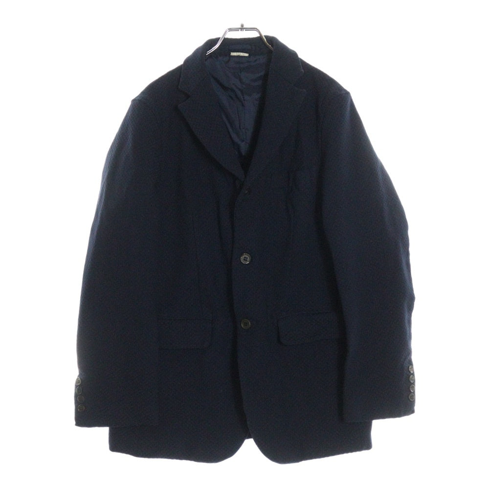 COMME des GARCONS HOMME DEUX(コムデギャルソン オムドゥ) 22AW ドビー織りジャケット ネイビー DJ-J026