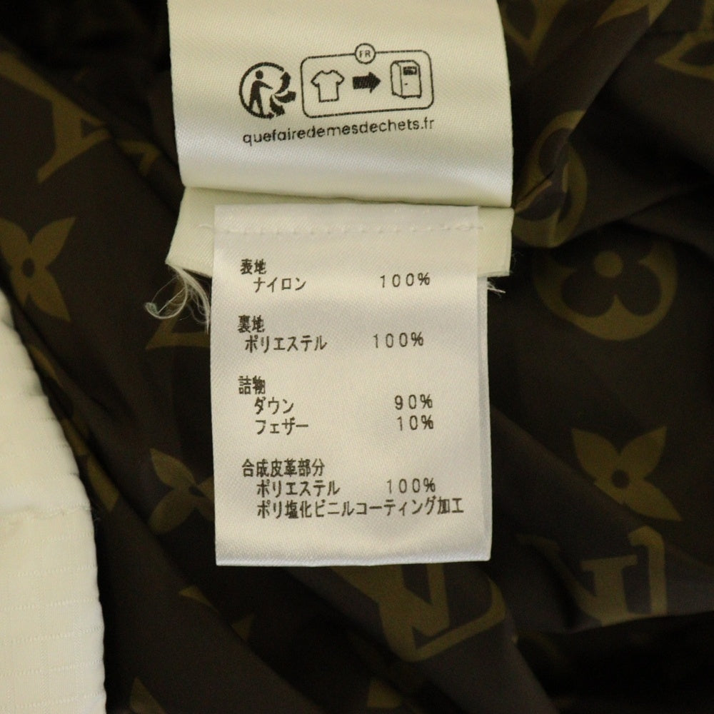 LOUIS VUITTON(ルイヴィトン) 24SS モノグラムアクセントピロー パファージャケット ダウンジャケット レディース ホワイト RW241WW E54 FQOW33