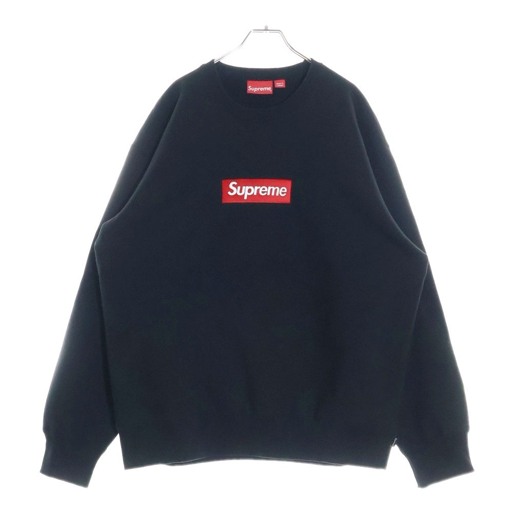 SUPREME(シュプリーム) 22AW Box Logo Sweatshirt ボックスロゴ クルーネックスウェットトレーナー ブラック