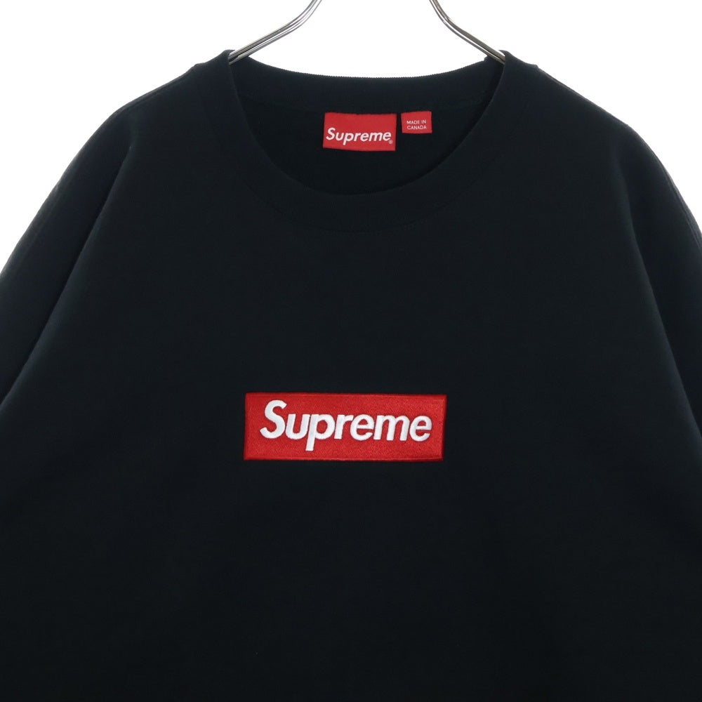 SUPREME(シュプリーム) 22AW Box Logo Sweatshirt ボックスロゴ クルーネックスウェットトレーナー ブラック
