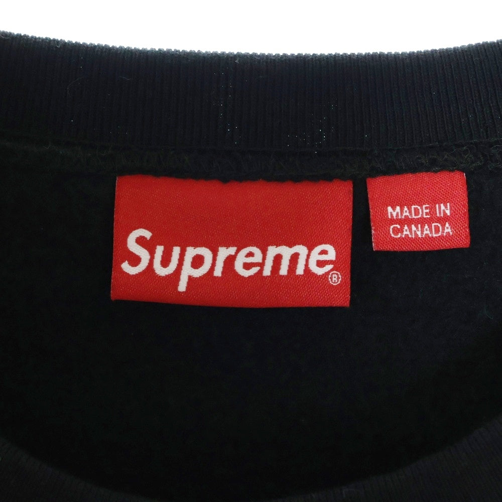SUPREME(シュプリーム) 22AW Box Logo Sweatshirt ボックスロゴ クルーネックスウェットトレーナー ブラック