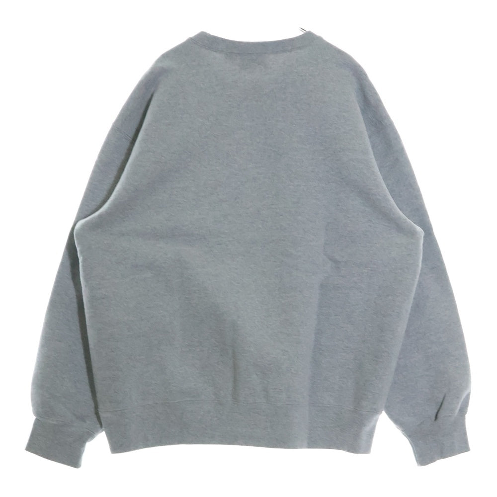SUPREME(シュプリーム) 22AW Box Logo Crewneck ボックスロゴ クルーネック スウェット トレーナー グレー/ブラック