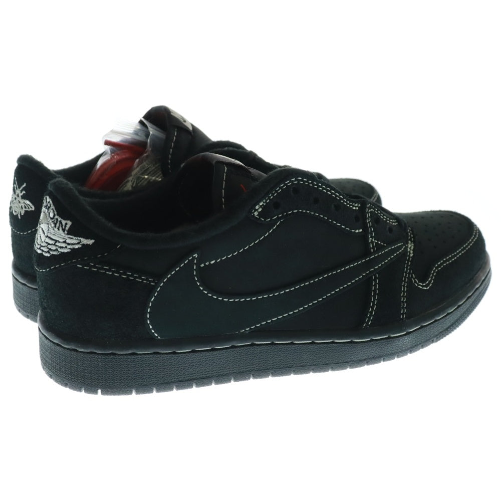 NIKE(ナイキ) ×TRAVIS SCOTT AIR JORDAN 1 LOW OG SP BLACK PHANTOM トラヴィススコット エアジョーダン1 ブラックファントム ローカットスニーカー US7/25cm DM7866-001
