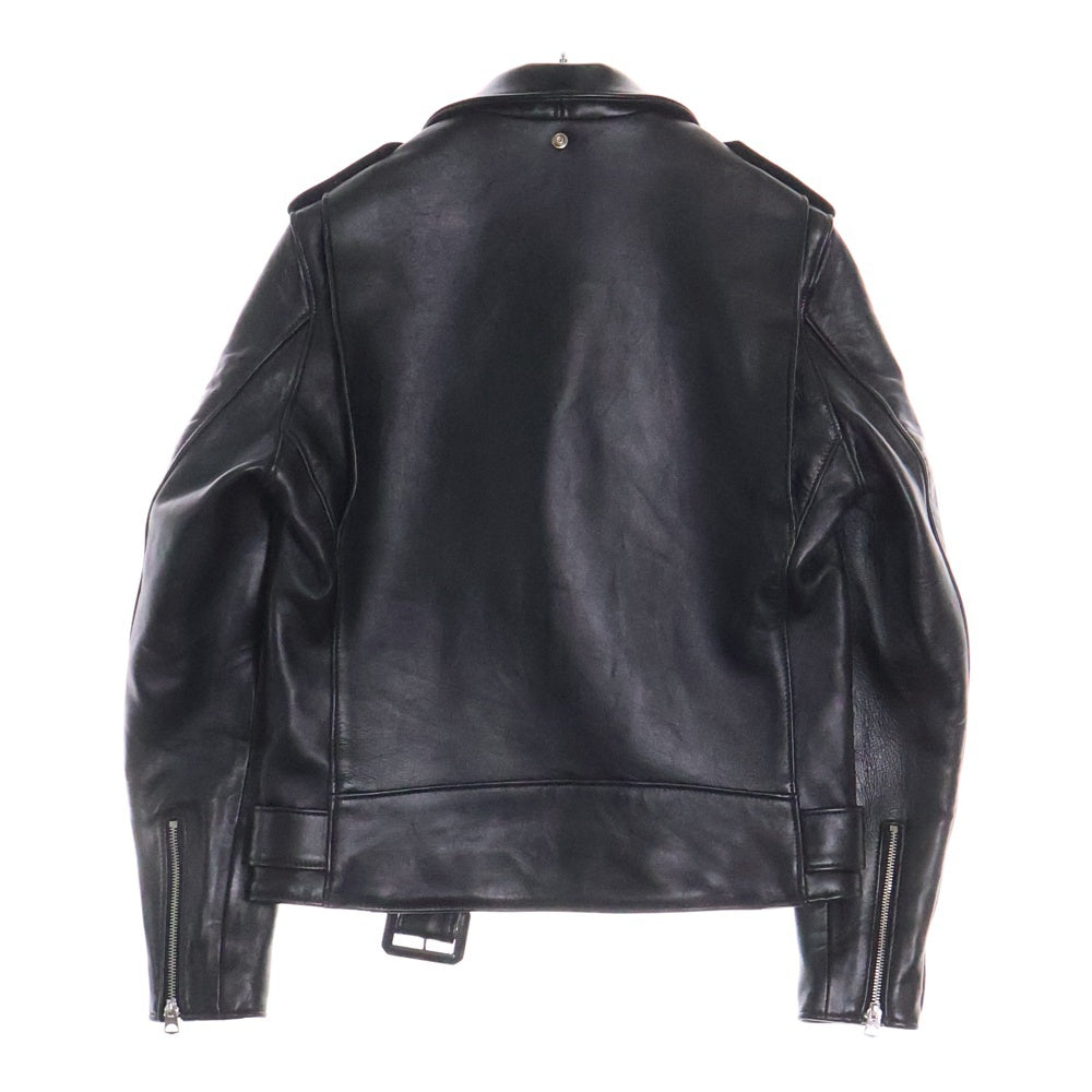 SCHOTT(ショット) 217US SHEEP ONESTAR シープワンスター シープスキン レザーダブルライダースジャケット ブラック 7821950021