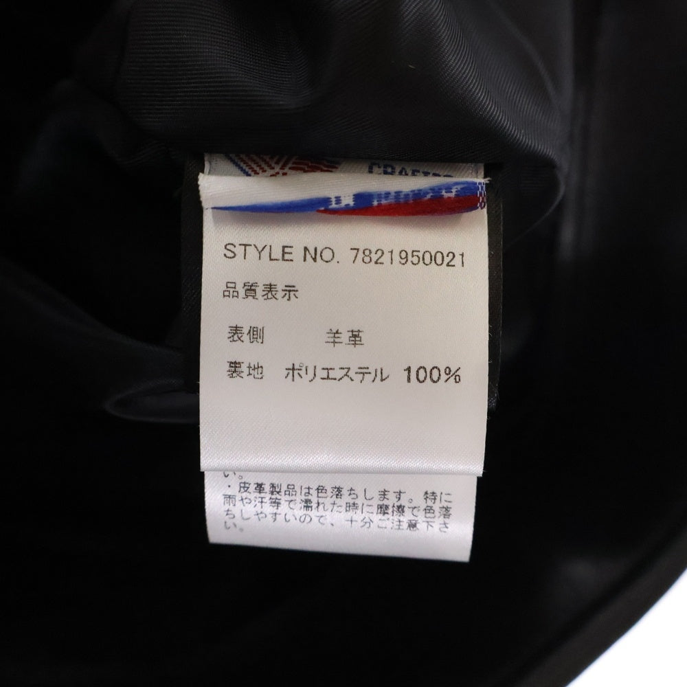 SCHOTT(ショット) 217US SHEEP ONESTAR シープワンスター シープスキン レザーダブルライダースジャケット ブラック 7821950021