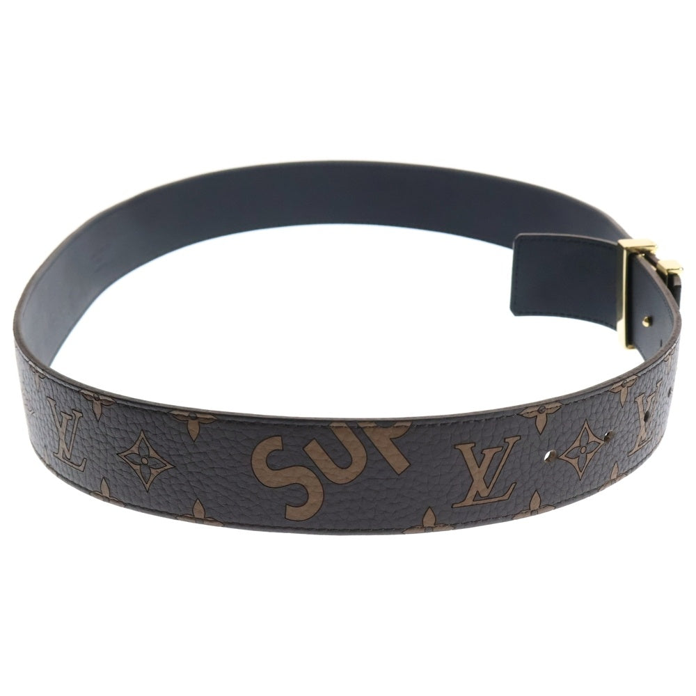 LOUIS VUITTON(ルイヴィトン) 17AW ×SUPREME シュプリーム モノグラム ベルト サンチュール ブラウン MP016 BP1197