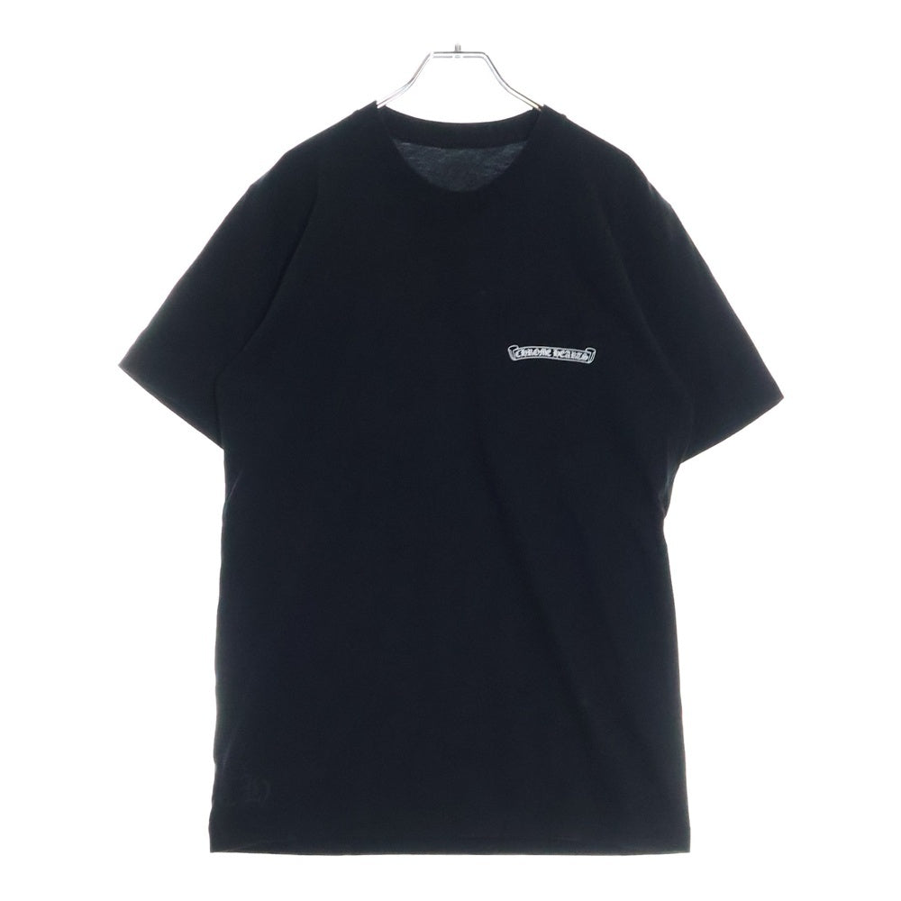 CHROME HEARTS(クロムハーツ) USA Logo S/S TEE スクロールロゴプリントクルーネック半袖Tシャツ ブラック