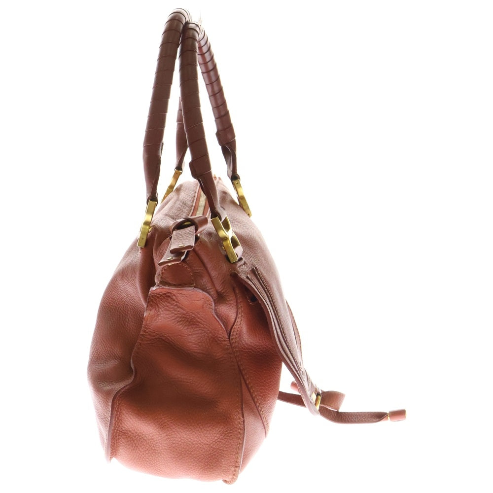 Chloe(クロエ) マーシー レザー レディース ハンドバッグ レッド