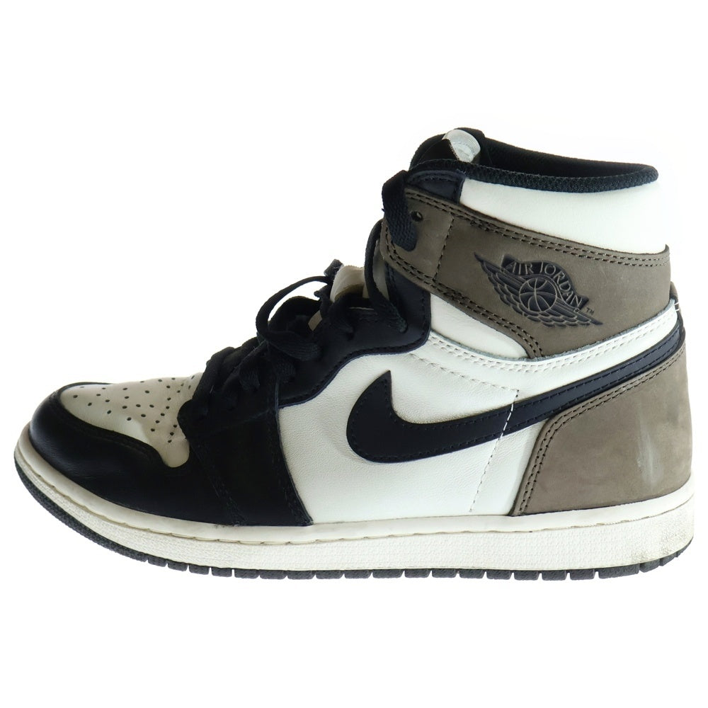 NIKE(ナイキ) AIR JORDAN 1 RETRO HIGH OG DARK MOCHA 555088-105 エアジョーダン1 ダークモカ ハイカットスニーカー シューズ ブラック/ブラウン US8/26.0cm
