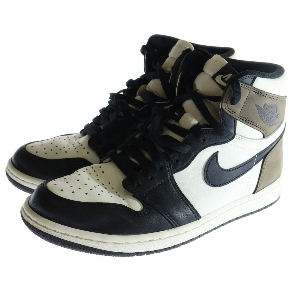 NIKE(ナイキ) AIR JORDAN 1 RETRO HIGH OG DARK MOCHA 555088-105 エアジョーダン1 ダークモカ ハイカットスニーカー シューズ ブラック/ブラウン US8/26.0cm