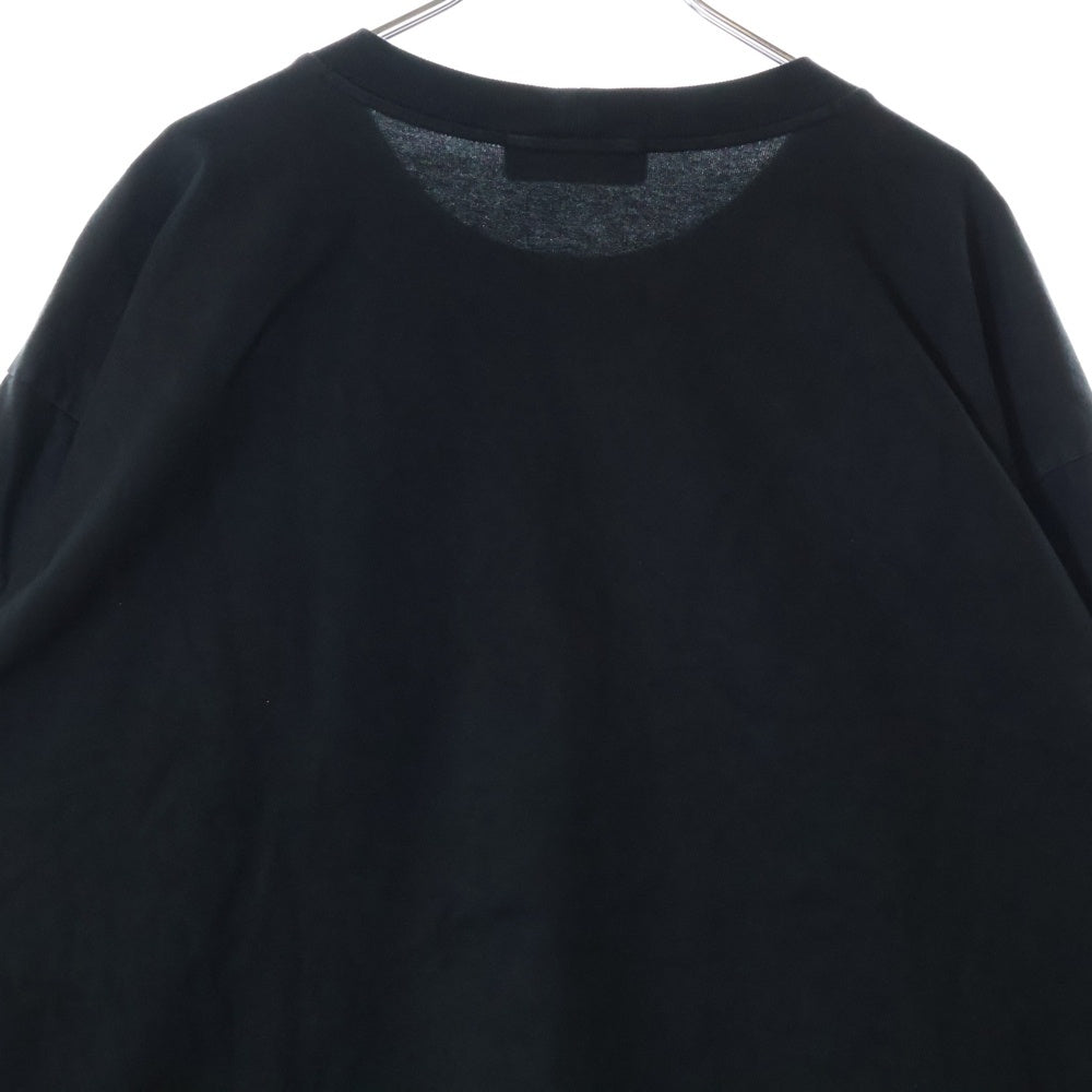 STONE ISLAND(ストーンアイランド) ワッペン付き長袖Tシャツ ロングスリーブカットソー ブラック 801563750