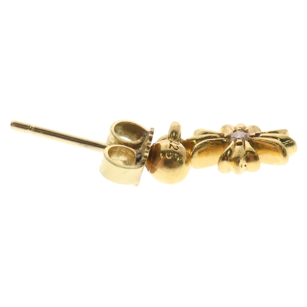 CHROME HEARTS(クロムハーツ) 22K TNY E CH PLS 1DIA タイニーE CHプラス ドロップピアス 1ダイヤ ゴールド BCA024