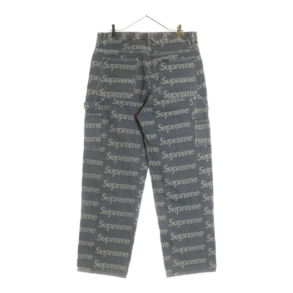 SUPREME(シュプリーム) 24SS Denim Painter Pant Stripe デニムペインターパンツ ストライプパンツ ホワイト/インディゴ