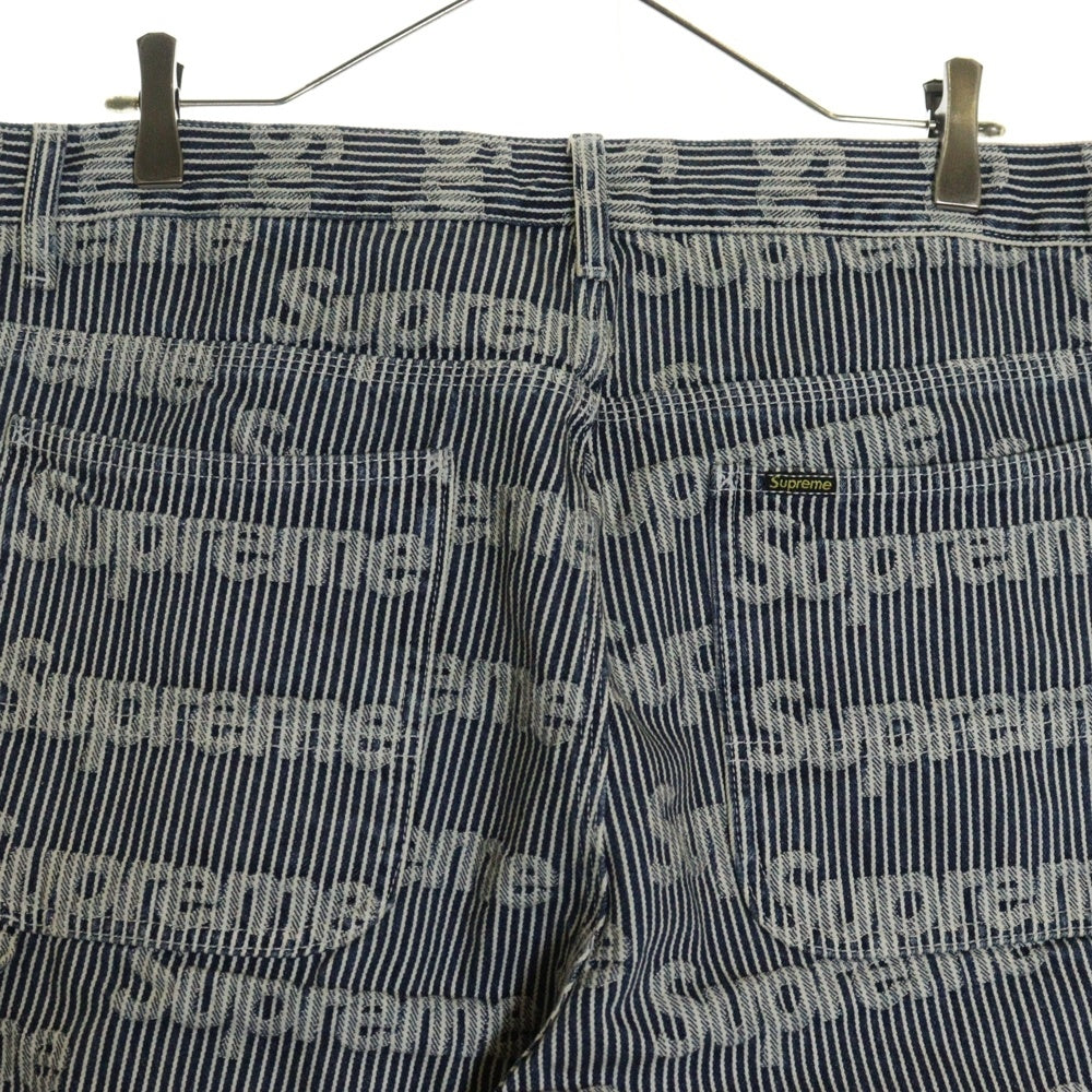 SUPREME(シュプリーム) 24SS Denim Painter Pant Stripe デニムペインターパンツ ストライプパンツ ホワイト/インディゴ