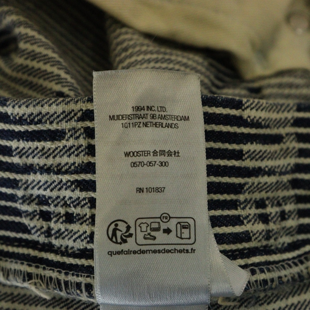 SUPREME(シュプリーム) 24SS Denim Painter Pant Stripe デニムペインターパンツ ストライプパンツ ホワイト/インディゴ