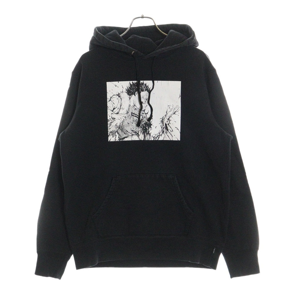 SUPREME(シュプリーム) 17AW AKIRA Patches Hooded Sweatshirt アキラパッチワークプルオーバーパーカー フーディー ブラック
