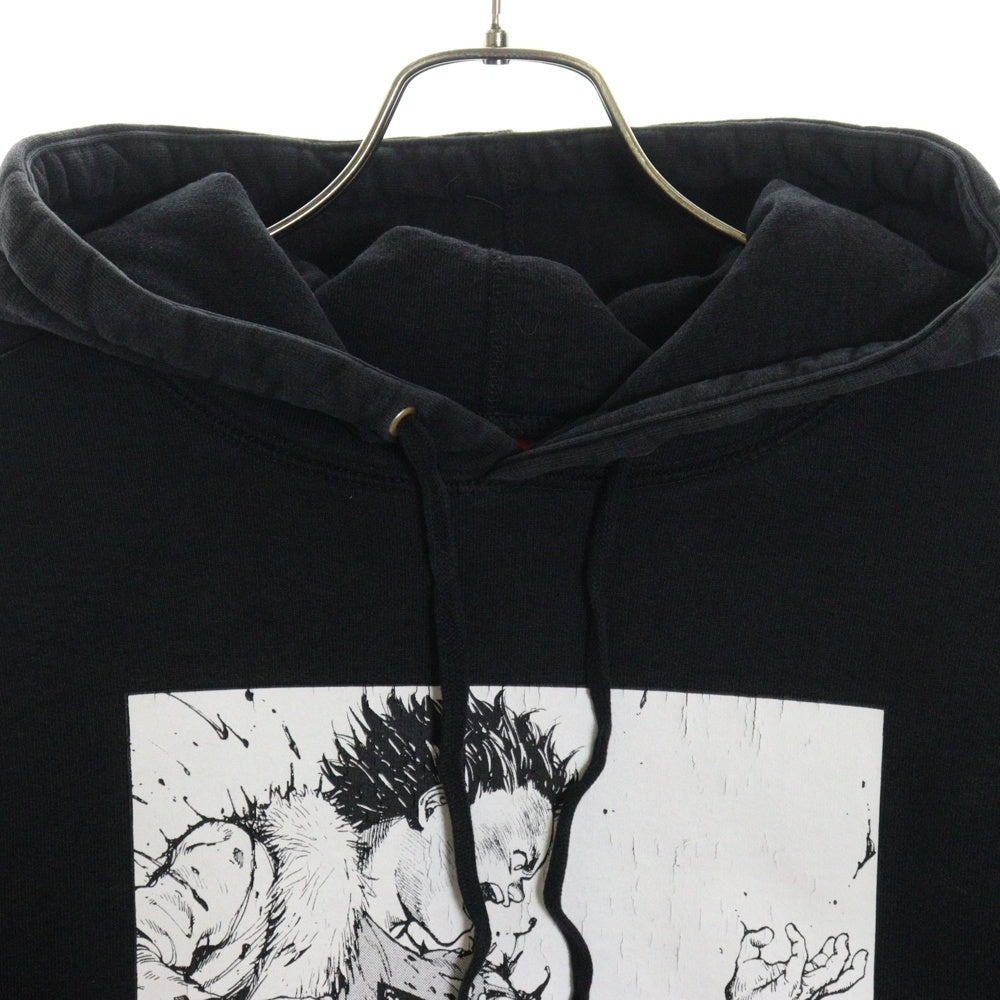 SUPREME(シュプリーム) 17AW AKIRA Patches Hooded Sweatshirt アキラパッチワークプルオーバーパーカー フーディー ブラック