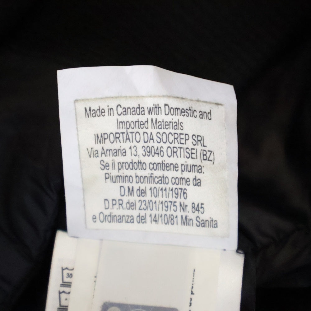 CANADA GOOSE(カナダグース) VENTOUX PARKA フード付き ナイロンダウンジャケット ブラック 2606MB