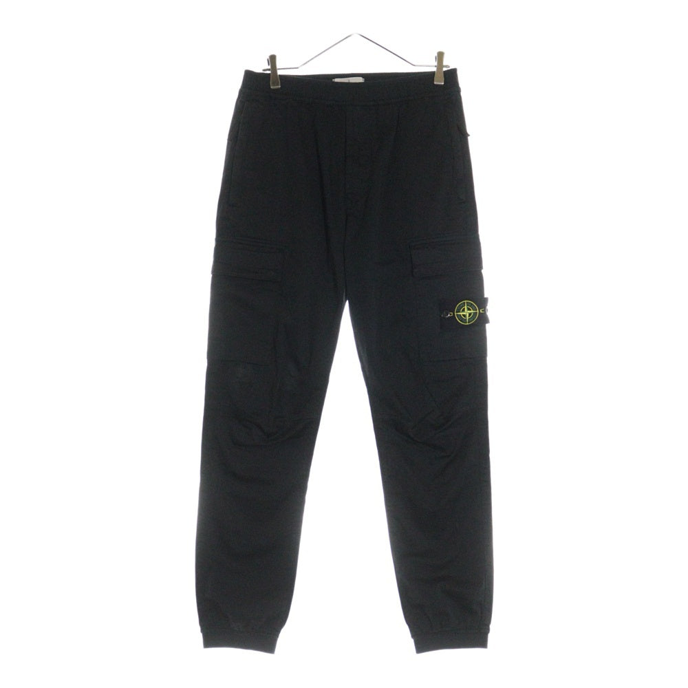 STONE ISLAND(ストーンアイランド) 22AW Basic Cargo Pants ロゴワッペン付 カーゴパンツ 771531314 V0029 ブラック