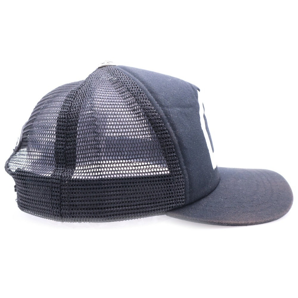 CHROME HEARTS(クロムハーツ) ×DOVER STREET MARKET TRUCKER CAP ドーバーストリートマーケット トラッカーキャップ DSMクロスボール付メッシュキャップ 帽子 ブラック