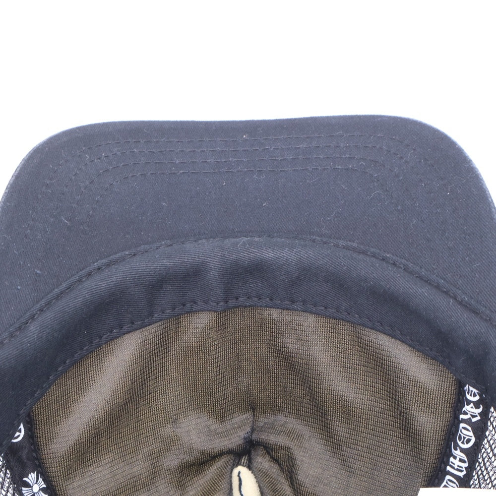 CHROME HEARTS(クロムハーツ) ×DOVER STREET MARKET TRUCKER CAP ドーバーストリートマーケット トラッカーキャップ DSMクロスボール付メッシュキャップ 帽子 ブラック