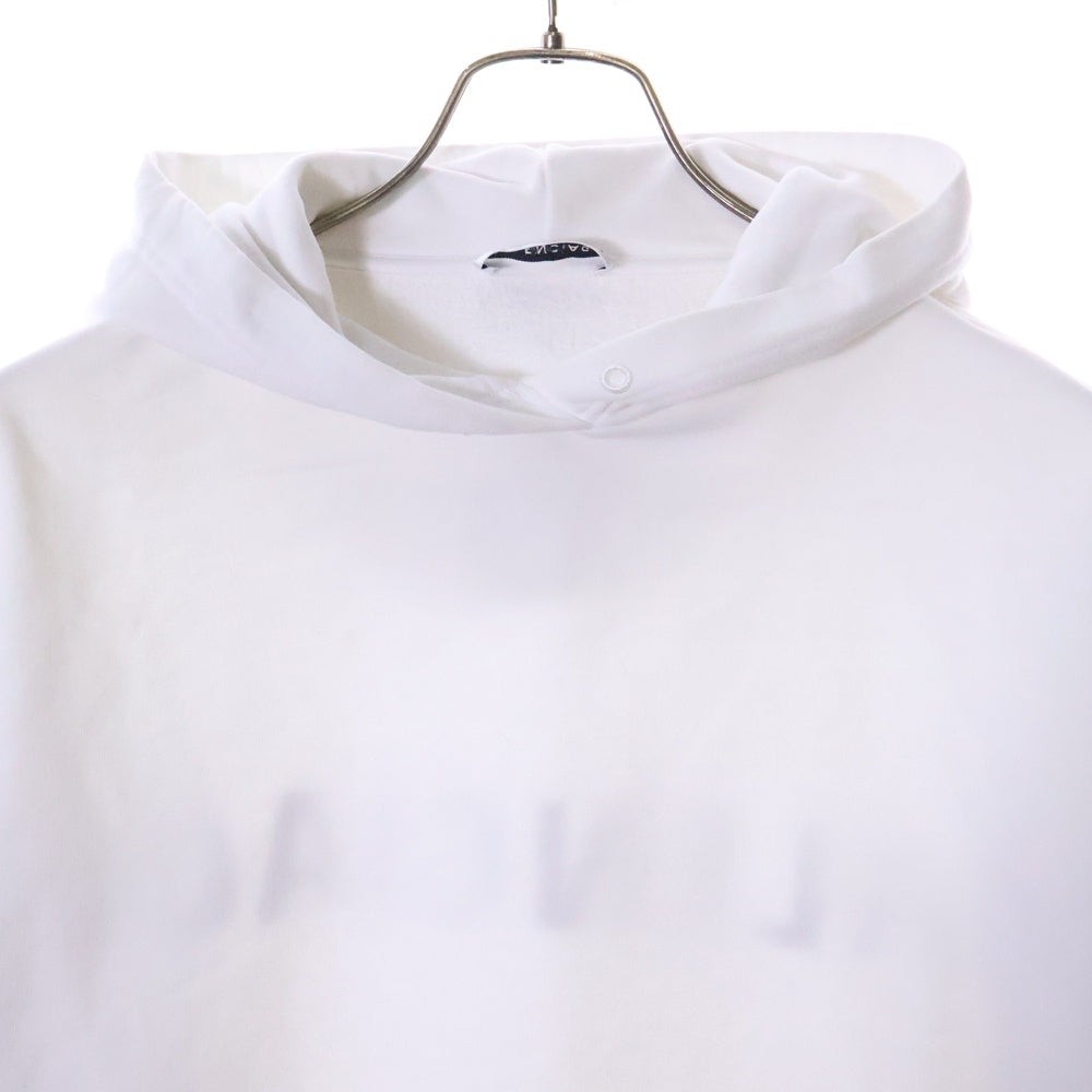 BALENCIAGA(バレンシアガ) バックロゴプリント プルオーバーパーカー ホワイト 556113 TAV37