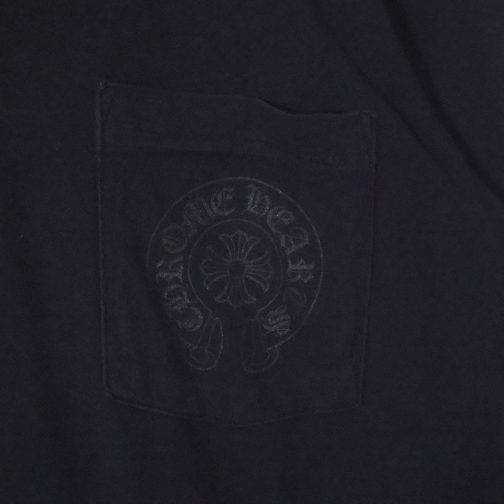 CHROME HEARTS(クロムハーツ) CH L/S 1 STAFF限定ホースシュープリント長袖カットソー ブラック