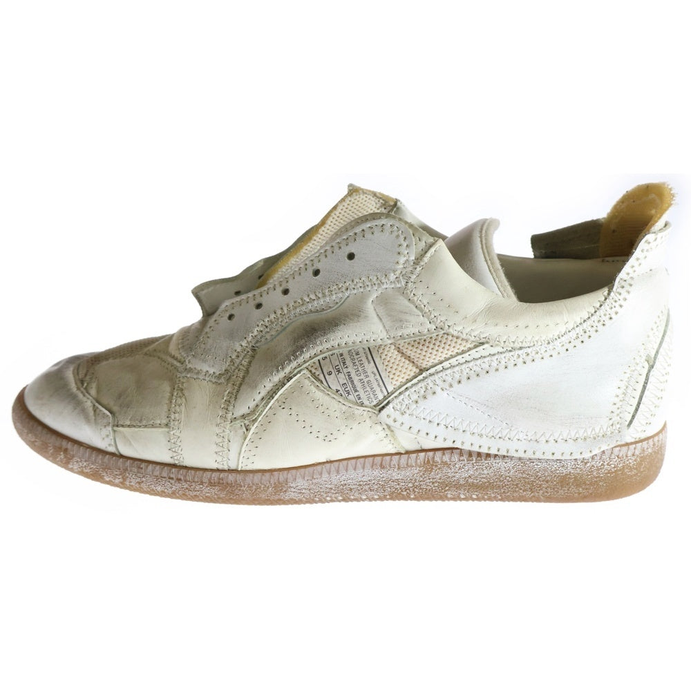Maison Margiela(メゾンマルジェラ) Limited Edition リミテッドエディション 再構築 ジャーマントレーナー ローカットスニーカー ホワイト S57WS0220