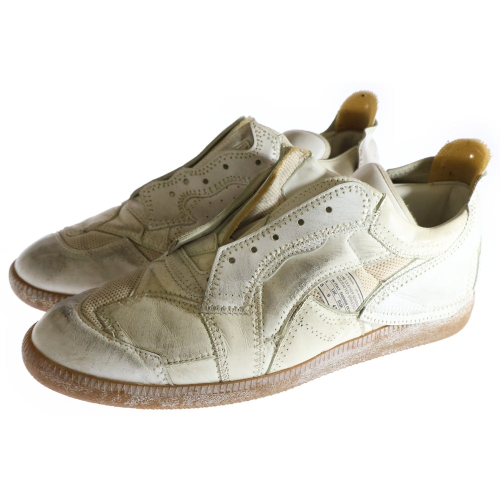 Maison Margiela(メゾンマルジェラ) Limited Edition リミテッドエディション 再構築 ジャーマントレーナー ローカットスニーカー ホワイト S57WS0220