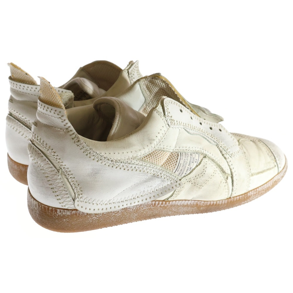 Maison Margiela(メゾンマルジェラ) Limited Edition リミテッドエディション 再構築 ジャーマントレーナー ローカットスニーカー ホワイト S57WS0220