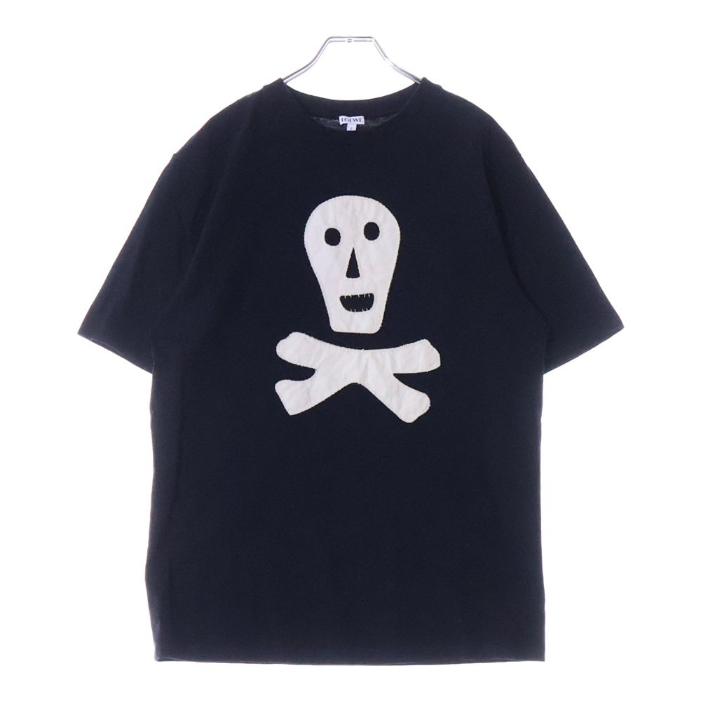 LOEWE(ロエベ) 18SS SKULL TEE スカル 半袖Tシャツ クルーネックカットソー ブラック