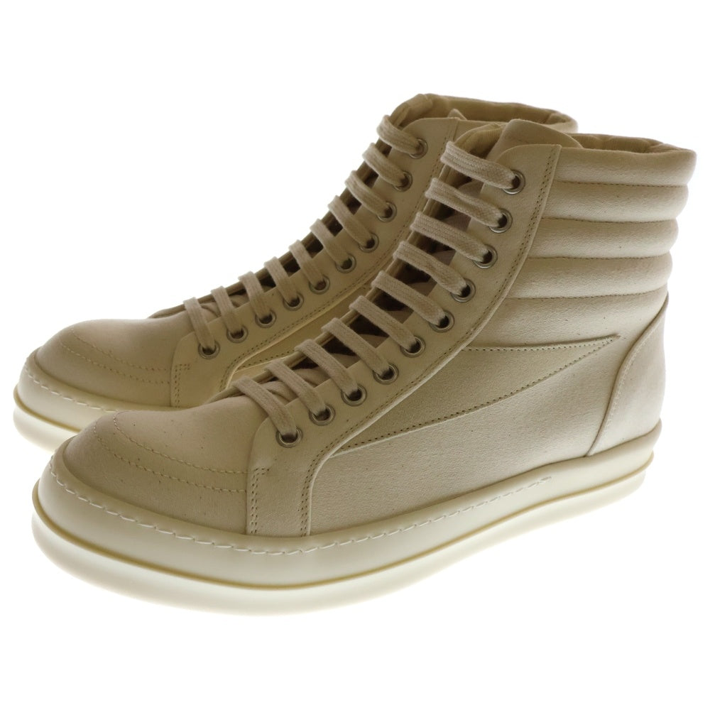 DRKSHDW(ダークシャドウ) 24SS VINTAGE HIGH SNEAKS ヴィンテージ ハイカットスニーカー ホワイト DU01D1810