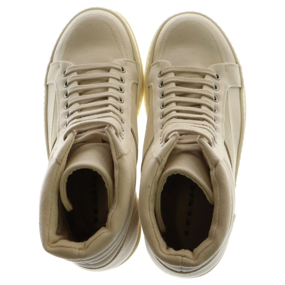DRKSHDW(ダークシャドウ) 24SS VINTAGE HIGH SNEAKS ヴィンテージ ハイカットスニーカー ホワイト DU01D1810
