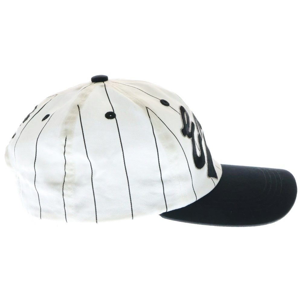 SAINT MICHAEL(セントマイケル) 24AW PE Public Enemy パブリックエネミー ベースボールキャップ ホワイト SM-YS1-0000-C22