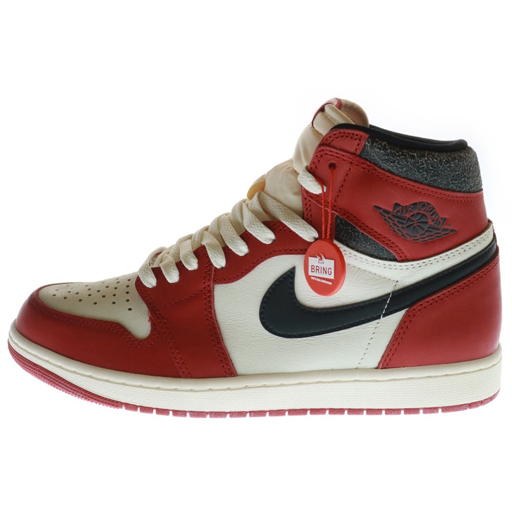 NIKE(ナイキ) AIR JORDAN 1 HIGH OG CHICAGO LOST & FOUND エアジョーダン1ロスト&ファウンド シカゴ ハイカットスニーカー レッド/ブラック US10/28.0cm DZ5485-612