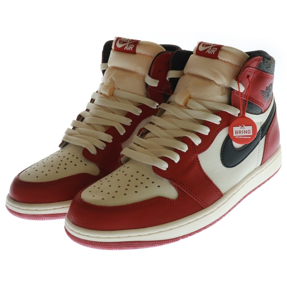 NIKE(ナイキ) AIR JORDAN 1 HIGH OG CHICAGO LOST & FOUND エアジョーダン1ロスト&ファウンド シカゴ ハイカットスニーカー レッド/ブラック US10/28.0cm DZ5485-612