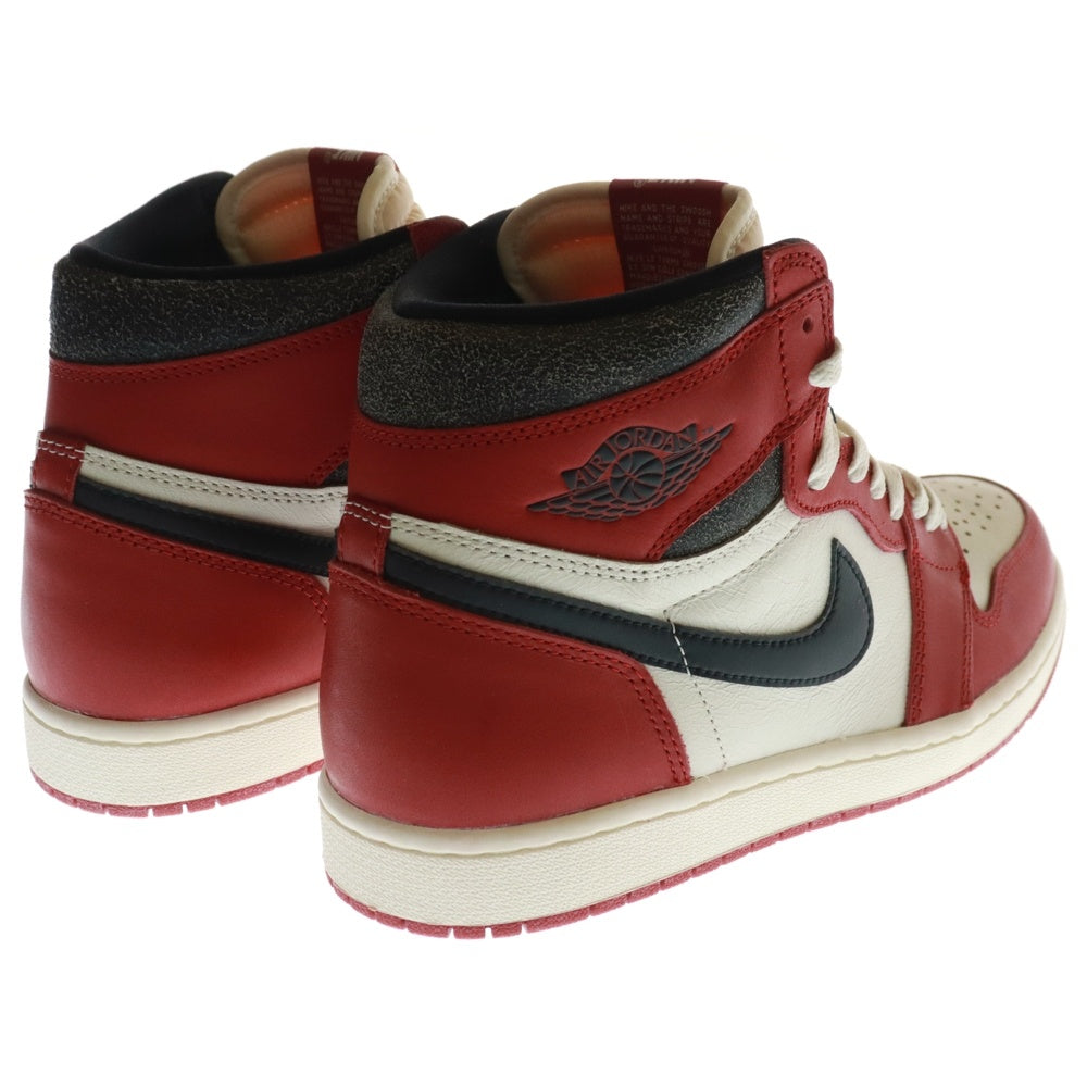 NIKE(ナイキ) AIR JORDAN 1 HIGH OG CHICAGO LOST & FOUND エアジョーダン1ロスト&ファウンド シカゴ ハイカットスニーカー レッド/ブラック US10/28.0cm DZ5485-612